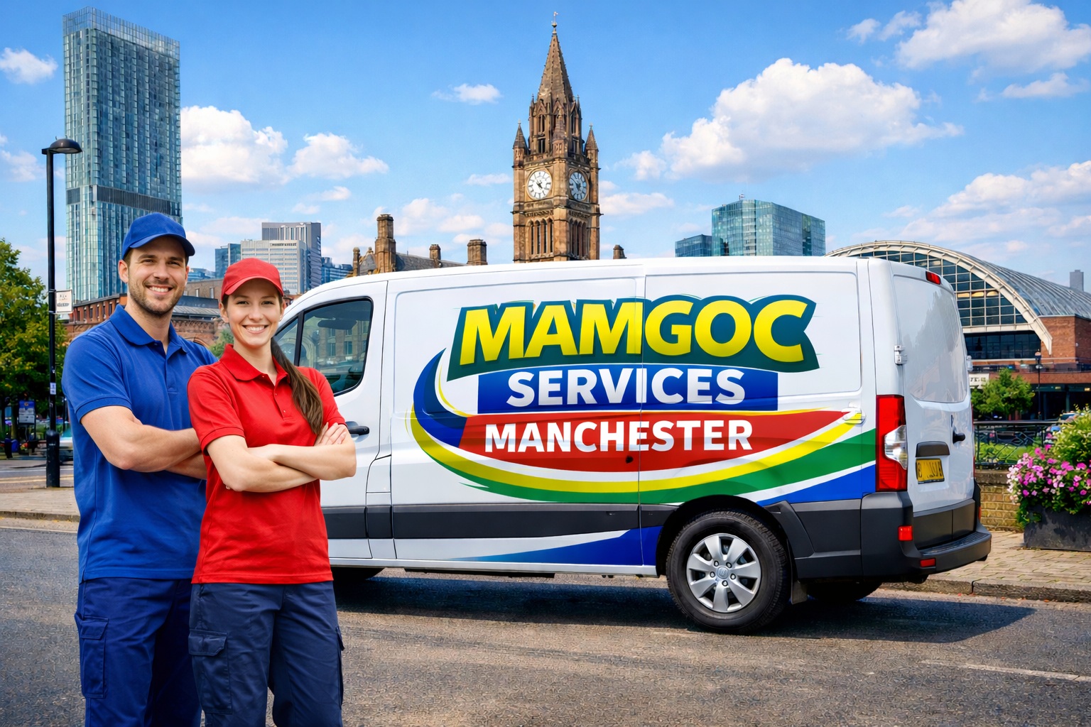 MAMGOC Services Manchester team and van